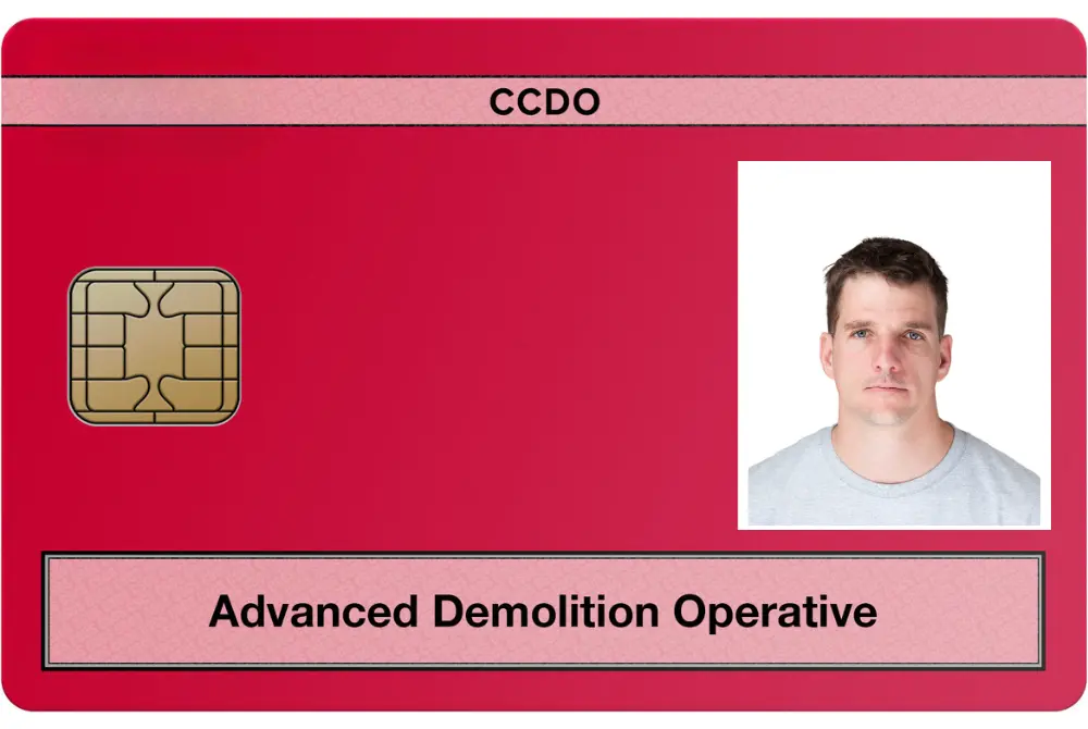 CCDO Red Advanced Demolition Operative(Topman)